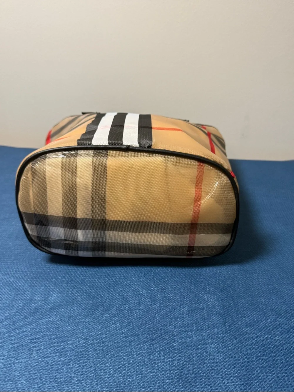Plaid Tote hand Bag in Beige and Black – Classic Designer-Inspired Style new